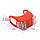 Велосипедний ліхтар HL-009 2-LED (white+red) (2xCR2032, 3р) 40x45x25мм Ліхтарик для велосипеда 2 шт., фото 4