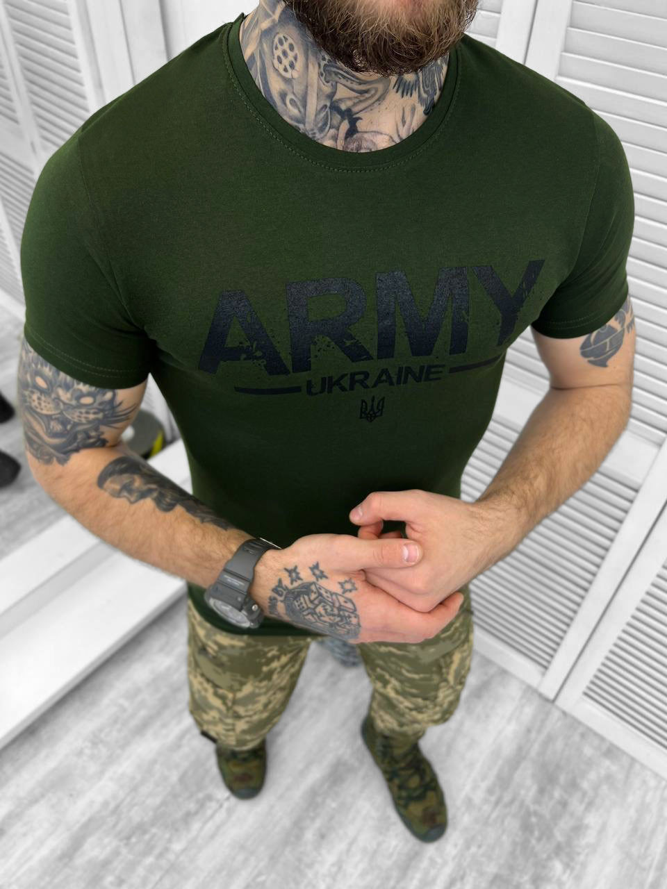Футболка Військова ARMY Хакі ТМ