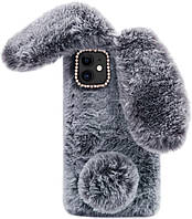 Чохол для Apple iPhone 13 Pro Alitek Зайчик Dark Grey