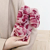 Чохол панель для Apple iPhone 13/14 Зайчик Leopard Rose Red