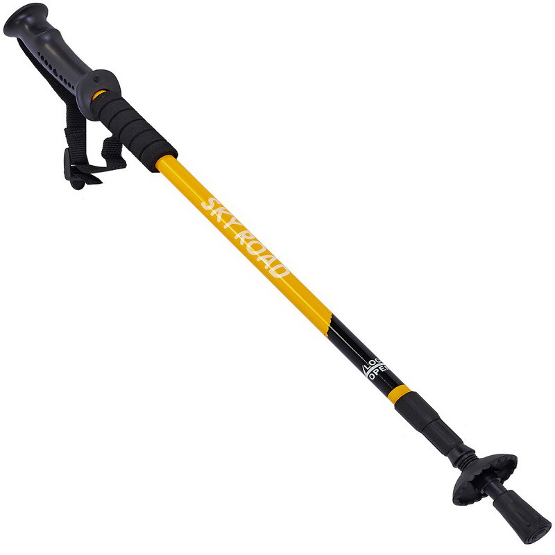 Палиця для скандинавської ходьби EasyFit SKY ROAD жовта, фото 1