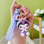 Брелок для ключів Куромі (Kuromi), мультяшний брелок, екшн-фігурки,FS-1953