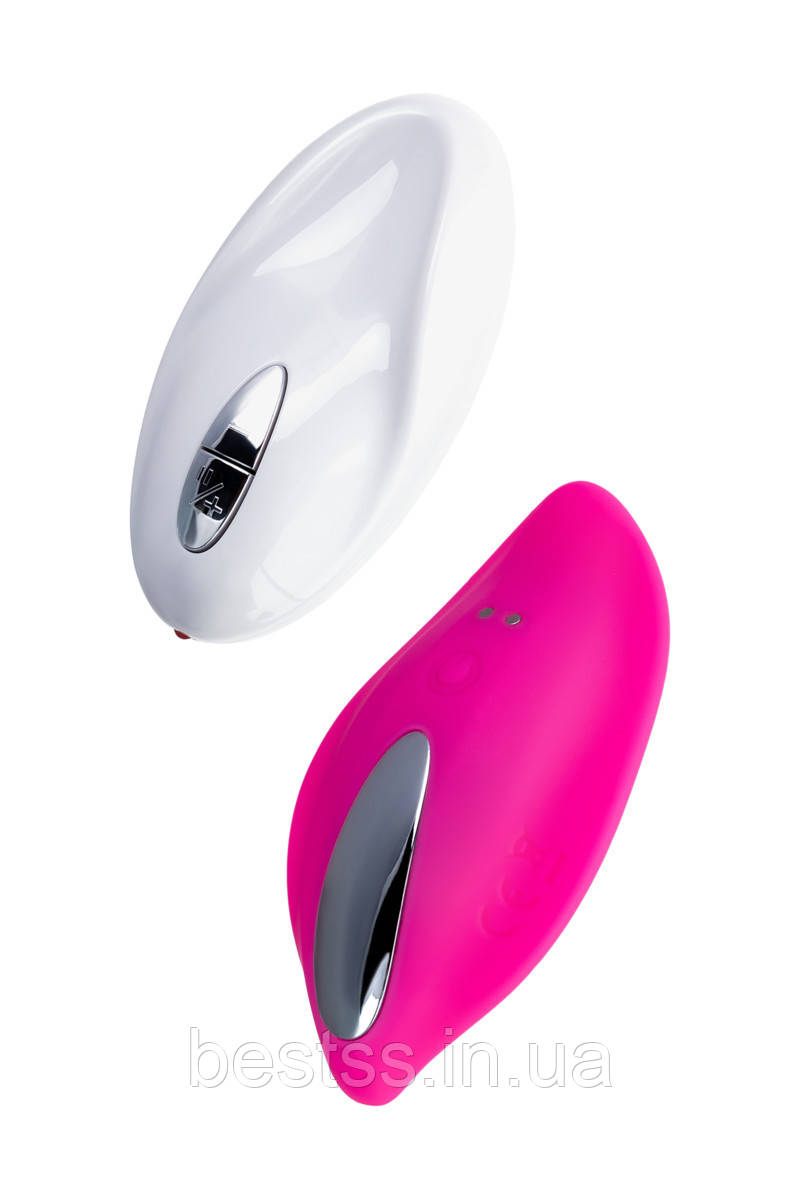 Кліторальний вібратор у трусики Jos Rumba, силікон, рожевий, 8,6 см