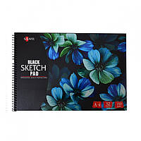 Альбом для эскизов Santi "Black sketch pad" 150 г/м2 А4 32л чёрн.бумага 742608