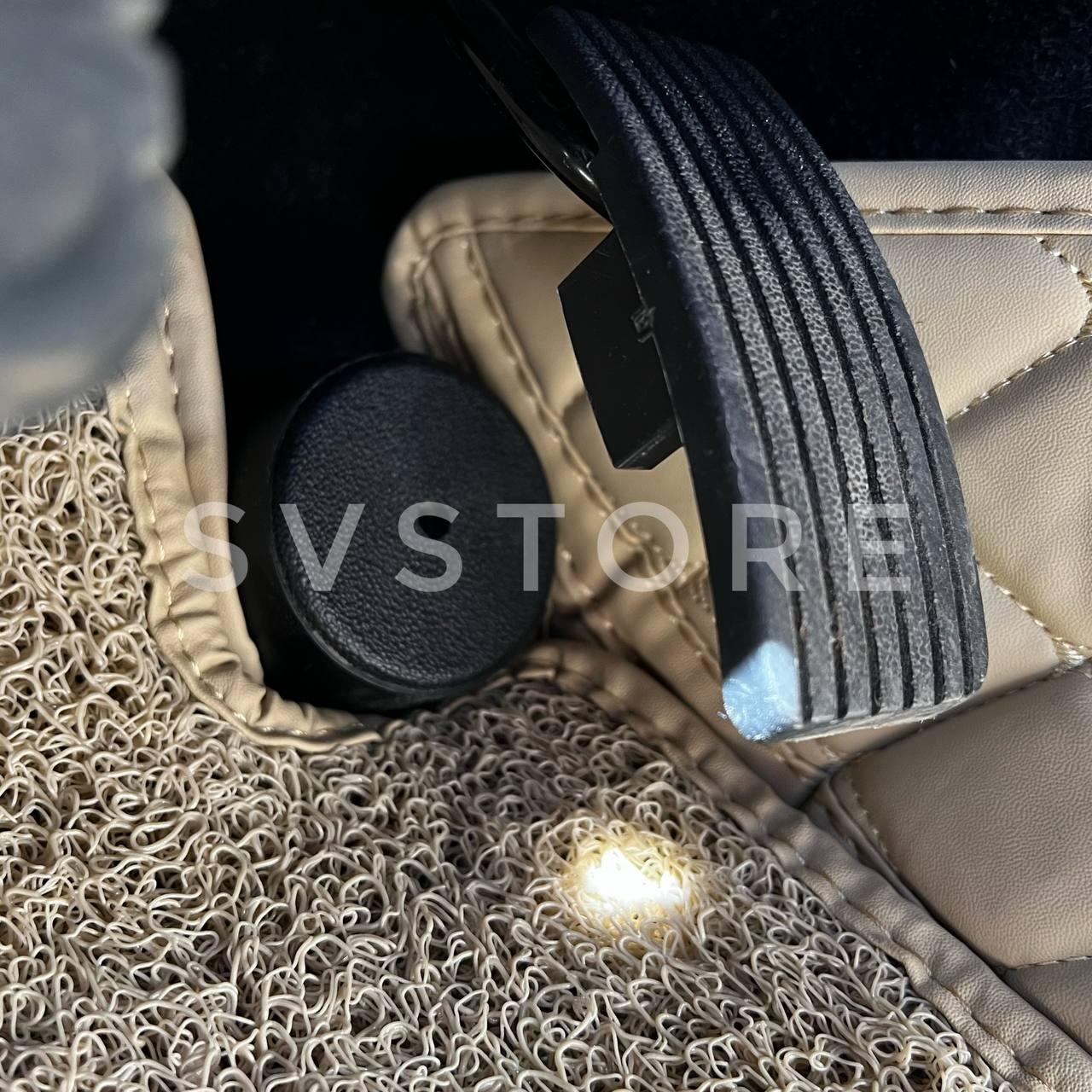 Toyota Land Cruiser 200 Lexus LX 570 бежеві 3D килимки з екошкіри, преміум клас у салон LC200/LX570