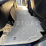 Преміум клас, бежеві 3D килимки з екошкіри в салон Lexus GX460/Toyota Prado 150 TLC150/GX460 (5 місць), фото 9