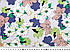 Штапель-твил Бельмондо весняні квіти, світло-бузковий, фото 4
