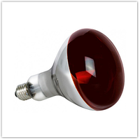 Лампа інфрачервона ІЧЧ (ІКЗК)  250 Вт Е27 Іскра