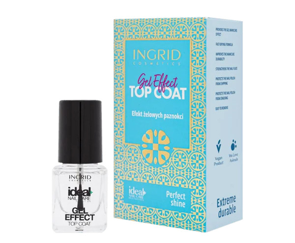 Покриття з ефектом гелевих нігтів Ingrid Cosmetics Gel Effect Top Coat
