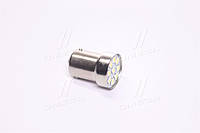 Лампа LED  указателей поворотов и стоп-сигналов 12V R5W BA15S 9SMD WHITE tmp-L0819