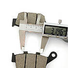 Тормозні колодки 86мм мотоцикла Honda CB CBR NC CTX 250 600см3 Kawasaki KLE Z800 Suzuki GW SFV SV, фото 7