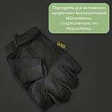 Тактичні рукавички військові MECHANIX Для риболовлі для полювання Поліестер Чорний (BC-5628) M, фото 5