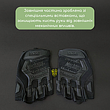 Тактичні рукавички військові MECHANIX Для риболовлі для полювання Поліестер Чорний (BC-5628) M, фото 2