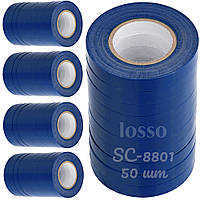 Лента для подвязки растений LOSSO SC-8801 для тапенера, 50шт, 11мм*25м синяя