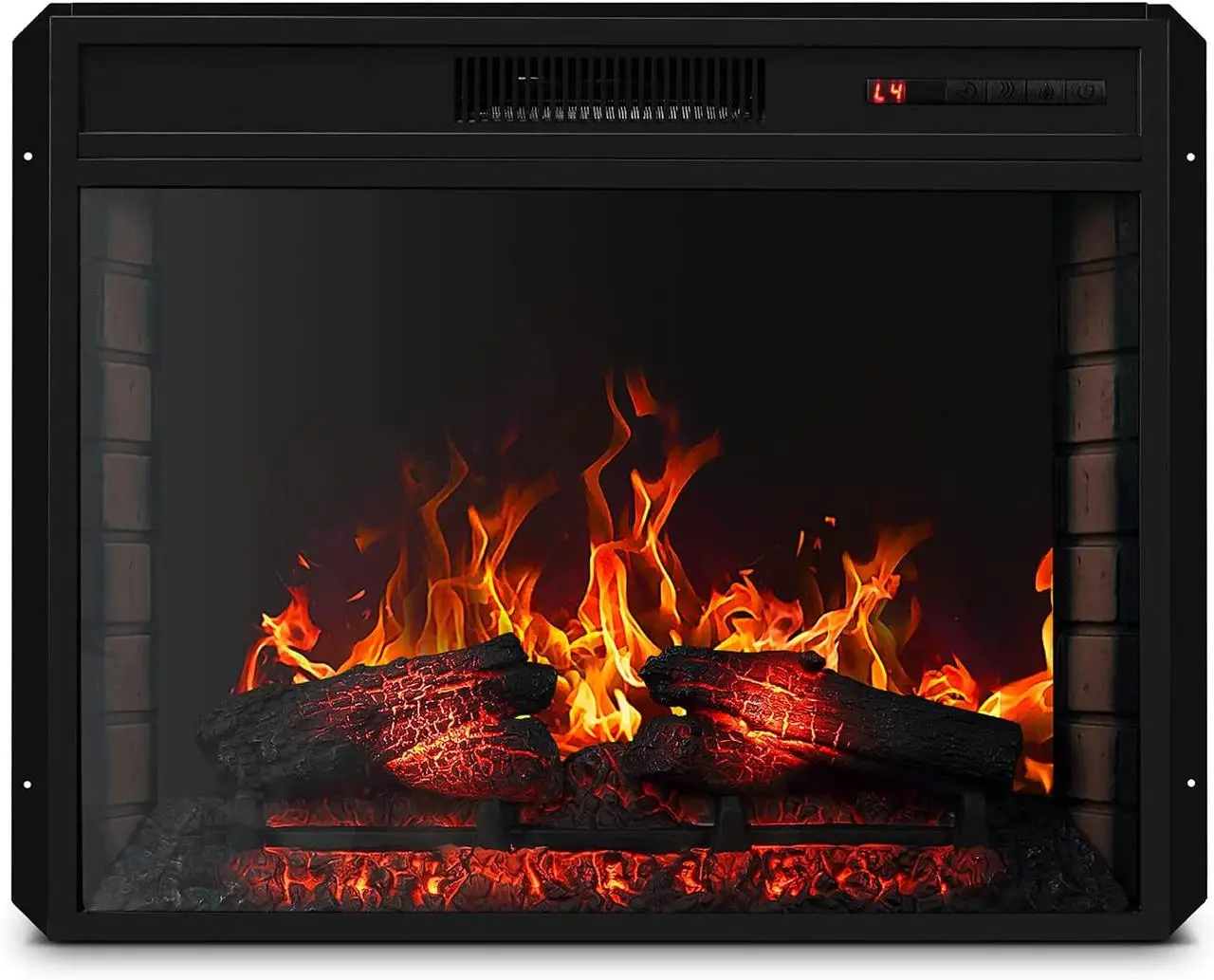 Електрокамін ArtiFlame AF28 ефект живого полум'я та тління полін з регулюванням обігріву