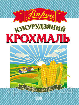 Крохмаль кукурудзяний в/з 330 г ТМ "Впрок"