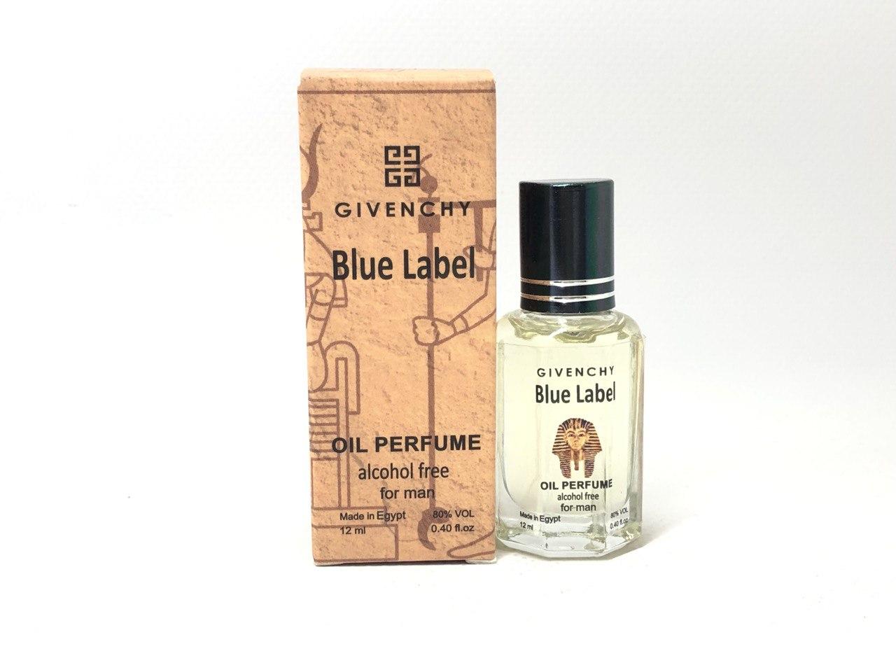 Оригинальные мужские маслянные духи Givenchy Blue Label (Живанши Блу Лейбл) 12 мл