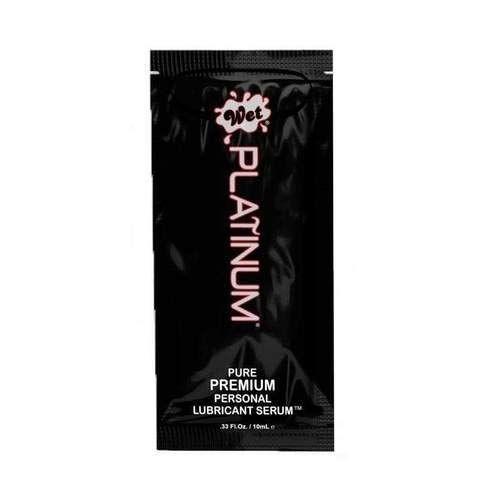 ПРОБНИК/Лубрикант на силіконній основі WET Platinum Premium 10 мл Bomba💣, фото 1