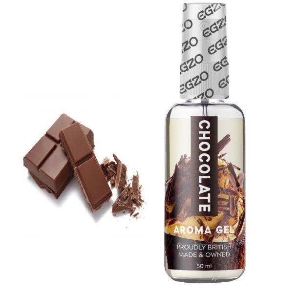 Їстівний гель-лубрикант EGZO AROMA GEL-Шоколад, 50 мл Bomba💣, фото 1