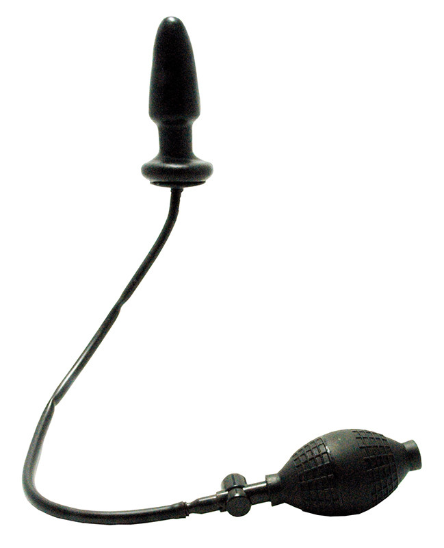 Анальна пробка з вібрацією та накачуванням Fanny Hill''s Black Buttplug Bomba💣, фото 1