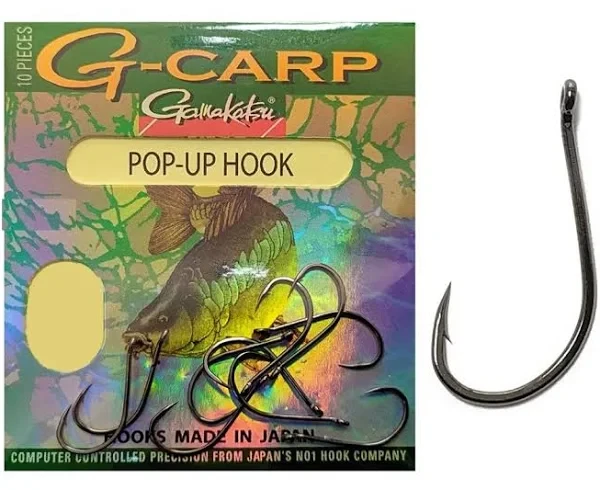 Крючок GAMAKATSU G-CARP POP-UP №01 10шт (уп.), фото 1