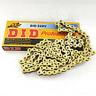 Ланцюг привода колеса посилений 520Н 120 ланок DID GOLD із замком, фото 2