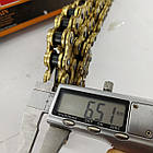 Ланцюг привода колеса посилений 520Н 120 ланок DID GOLD із замком, фото 5