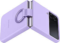 Оригинальный чехол Samsung Silicone Cover With Ring для Samsung Z Flip 4 (F721)