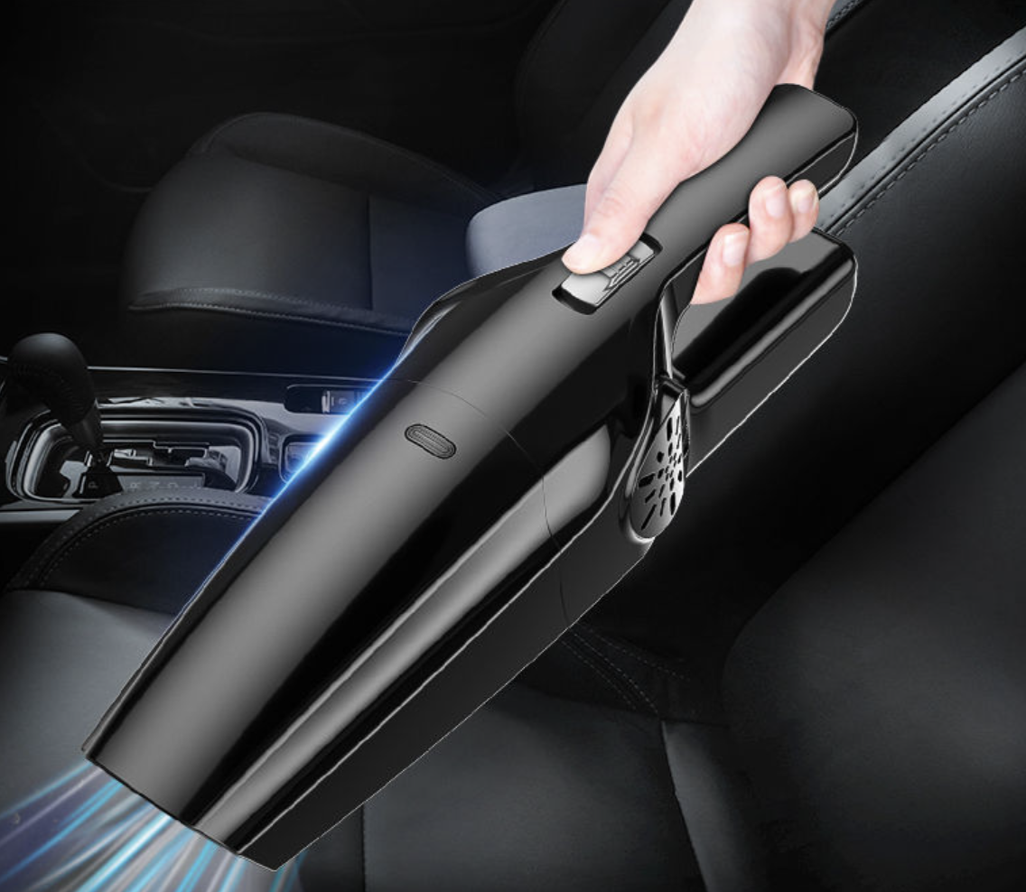 Акумуляторний пилосос для автомобіля / Бездротовий авто пилосос / Ручний бездротовий пилосос авто, фото 1