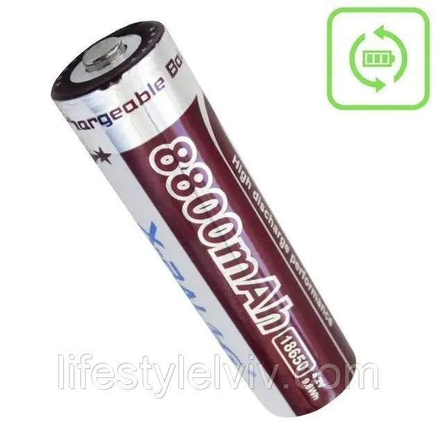 Аккумулятор 8800mAh (4,2V) X-Balog/ Литиевая аккумуляторная батарейка для фонариков, фото 1
