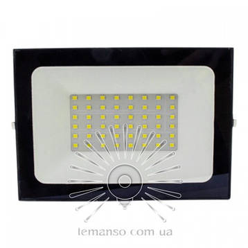 Прожектор LED 50W 6500K IP65 2800LM LEMANSO "Нептун" чорний/LMP72-50, фото 3
