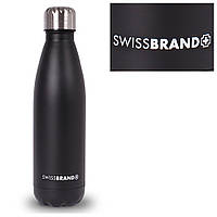 Фляга туристическая Swissbrand Fiji 500 ml Black (SWB_TABTT001U)