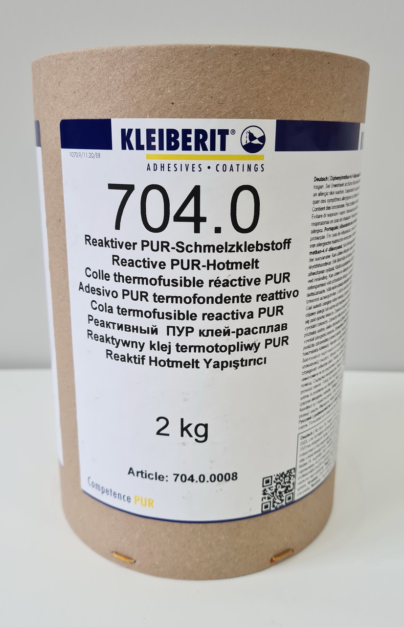 Клей Клейберит (клей - розплав) 704.0 поліуретановий по 2 кг, для профільного облицювання ПВХ-плівками