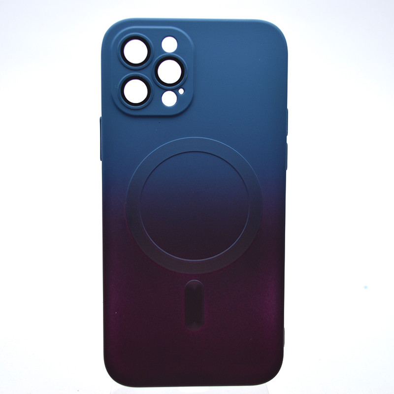 Чохол накладка з MagSafe Bright Case для Apple iPhone 12 Pro Plum-Blue, фото 1