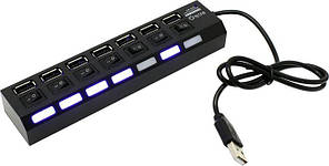 USB HUB 7 портів із вимикачем