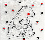 Серветка паперова 330*330, 2-шарова, "Лісички", 20 шт., фото 9