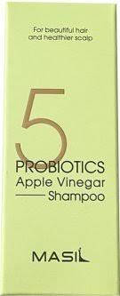 М'який безсульфатний шампунь з проробками та яблучним оцтом Masil 5 Probiotics Apple Vinegar Shampoo 50ml, фото 3