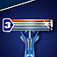 Бритва одноразова Gillette Blue 3 з трьома лезами з японської сталі, фото 3