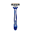 Бритва одноразова Gillette Blue 3 з трьома лезами з японської сталі, фото 7