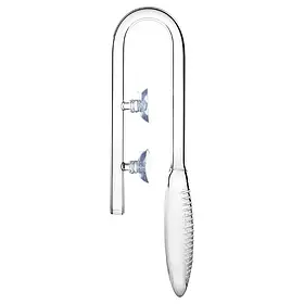 Трубка скляна, AQUAXER Lily Pipe Violet Orchid, трубка забору води,17 мм. Скляна забірна трубка.