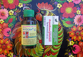 Біофунгіцид Мікосан-В, 100 мл — препарат від кореневих гнилей, бактеріальних і вірусних хвороб