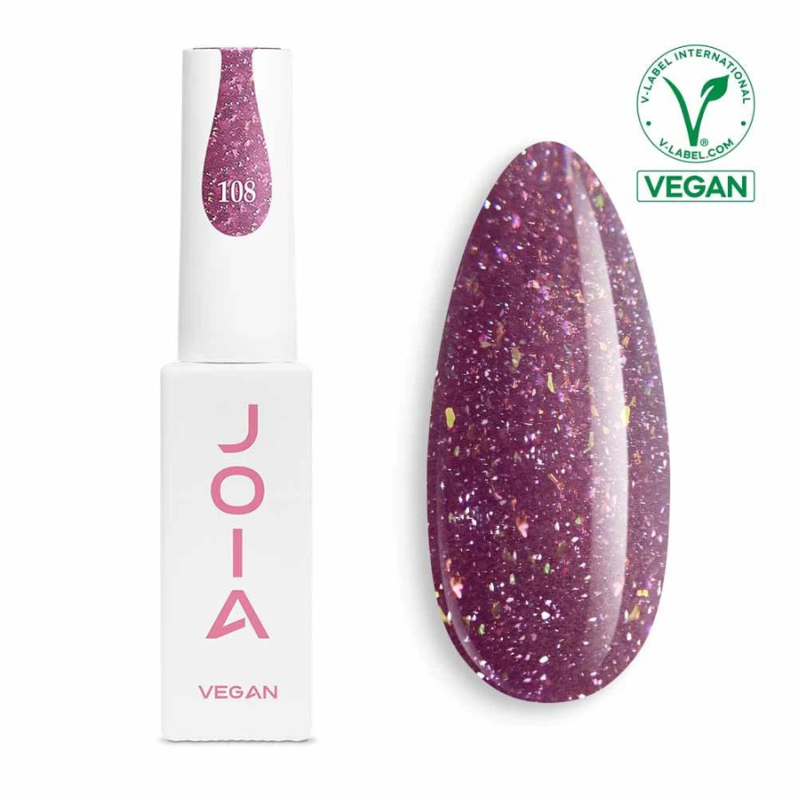 Гель-лак для ногтей JOIA vegan Светоотражающий №108, 6 мл - фото 1 - id-p1835497419