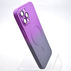 Чохол накладка з MagSafe Bright Case для Apple iPhone 12 Pro Max Violet-Gray, фото 2