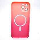 Чохол накладка з MagSafe Bright Case для Apple iPhone 12 Pro Max Peach-Barbie Pink, фото 5
