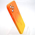 Чохол накладка з MagSafe Bright Case для Apple iPhone 12 Pro Max Orange-Yellow, фото 2