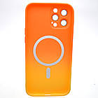 Чохол накладка з MagSafe Bright Case для Apple iPhone 12 Pro Max Orange-Yellow, фото 5
