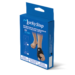 Бандаж(шина) для відведення великого пальця стопи лівий ТМ Lucky Step
