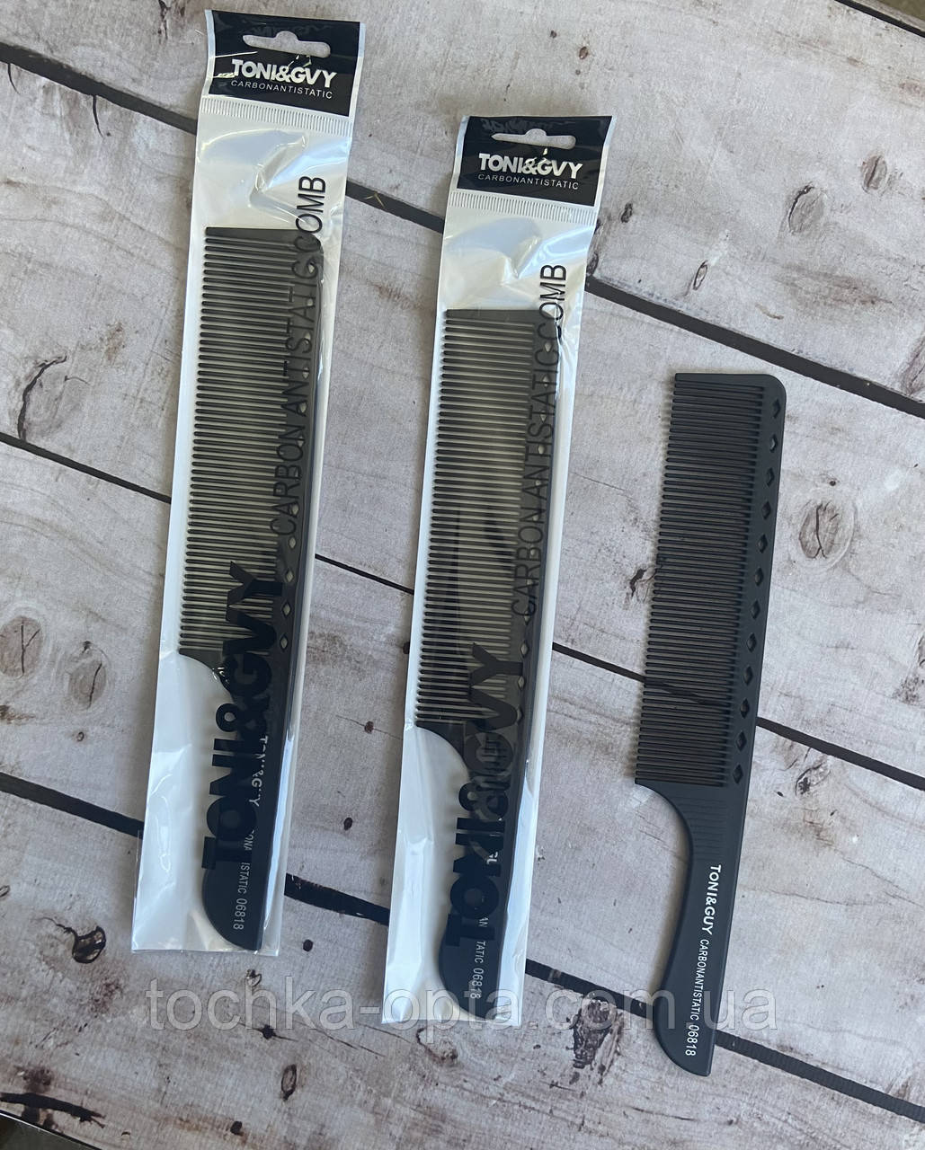 Гребінець TONI&GUY Carbon antistatic