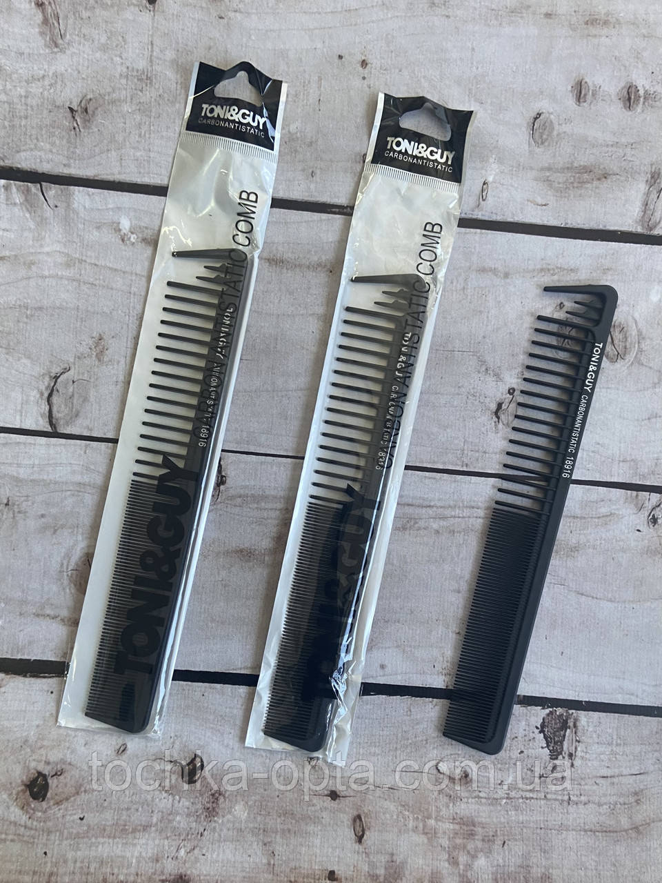 Гребінець TONI&GUY Carbon antistatic, фото 1