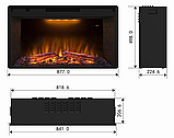 Електрокамін з обігрівом Royal Goodfire 33W LED зі звуком, фото 3